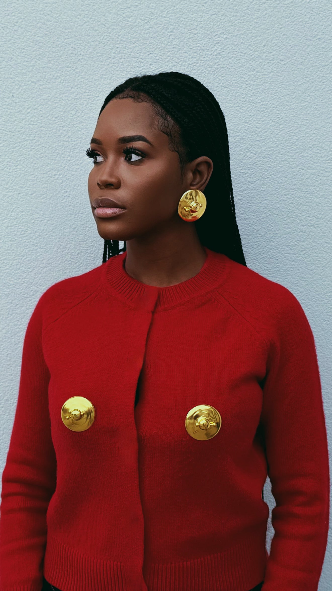 Double D Earring Gold