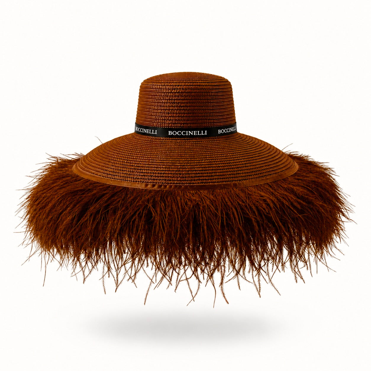 Untamed Ostrich Fringe Hat