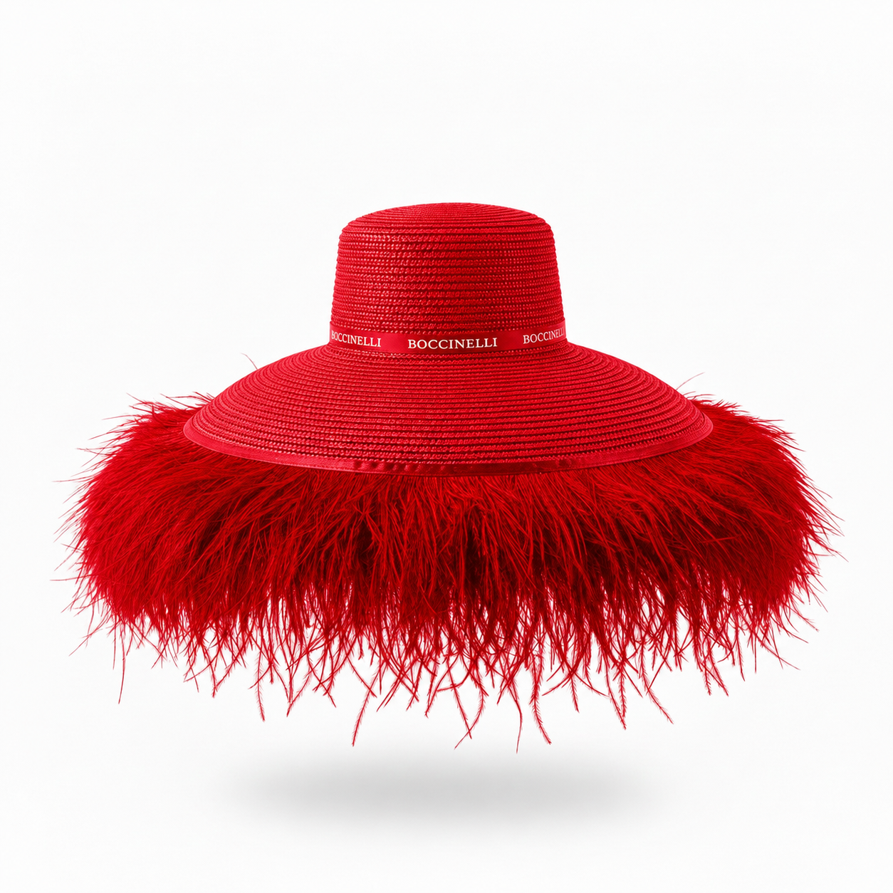 Untamed Ostrich Fringe Hat