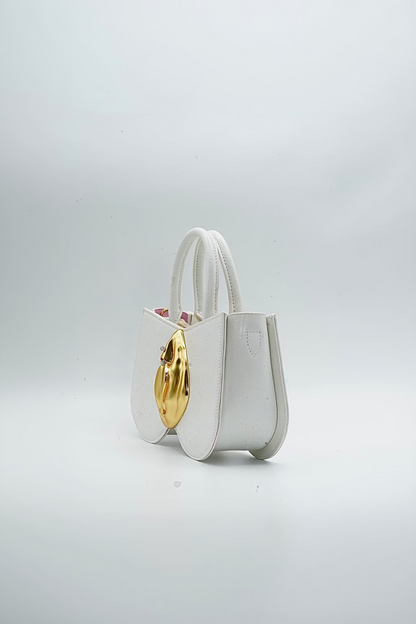 White leather, Gold Vulva